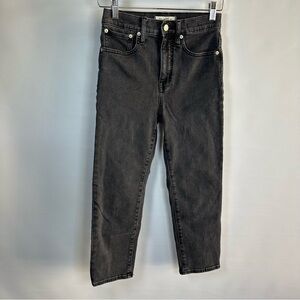 Madewell Women's Straight Leg Jeans - Black